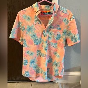 Chubbies Popover Button Shirt (Orange)